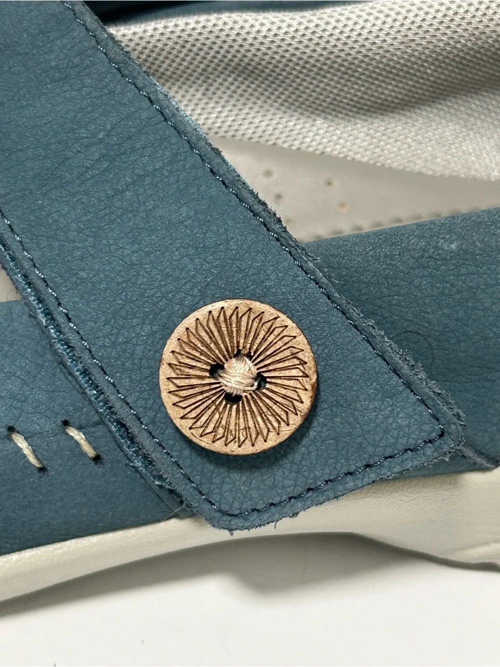 Hotter Suede Mary Jane Shoes Blue Size 9 US